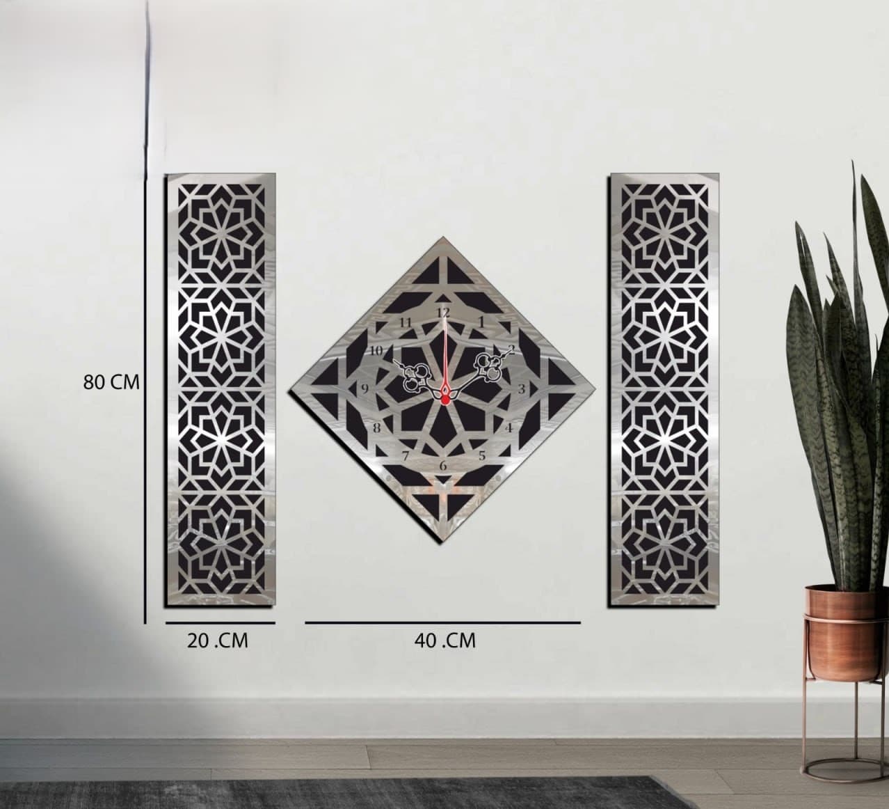 Modern Wall Clock Set
